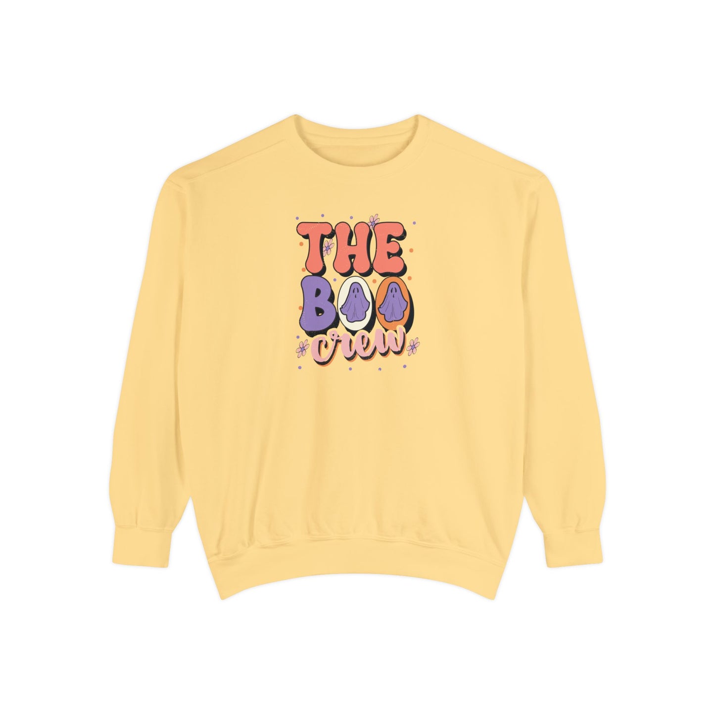 The Boo Crew Girly Comfort Colors Sweatshirt