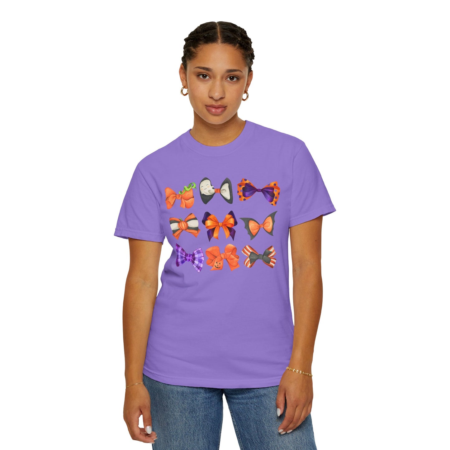 Halloween Bows Comfort Colors Tee