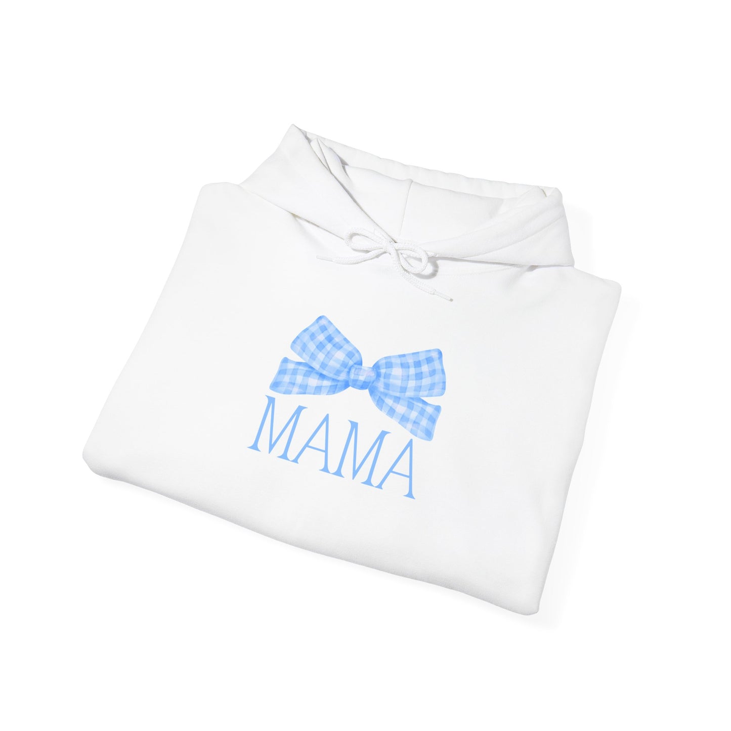 Mama Bow Blue Unisex Hoodie