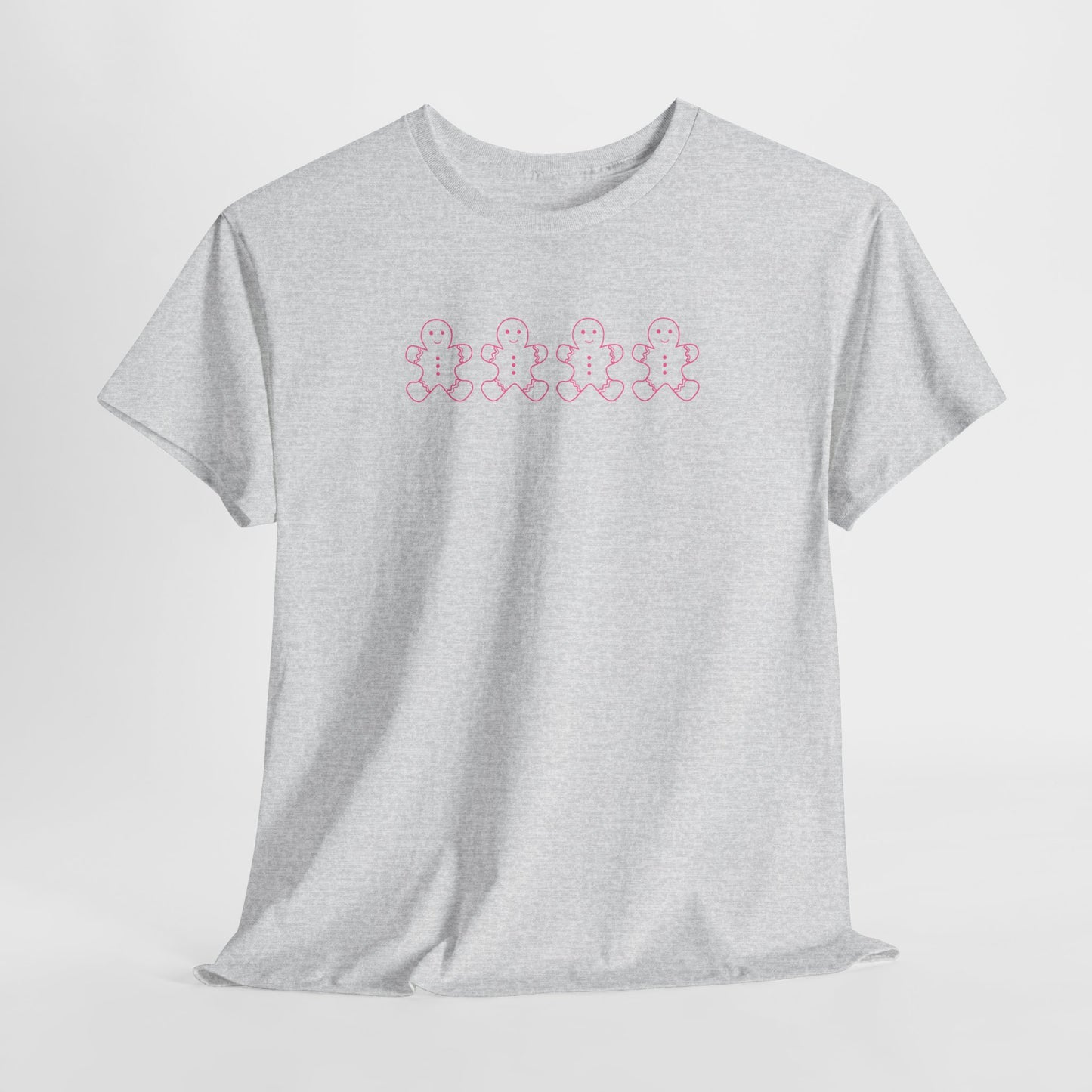 Pink Gingerbread Men Unisex Tee