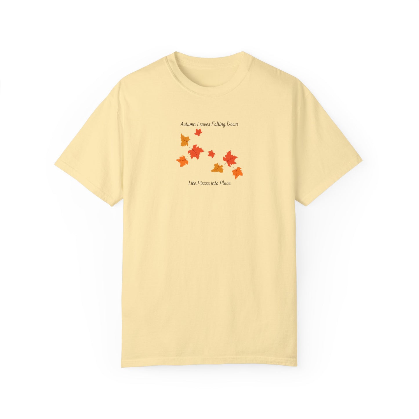 Autumn Leaves Comfort Colors Tee