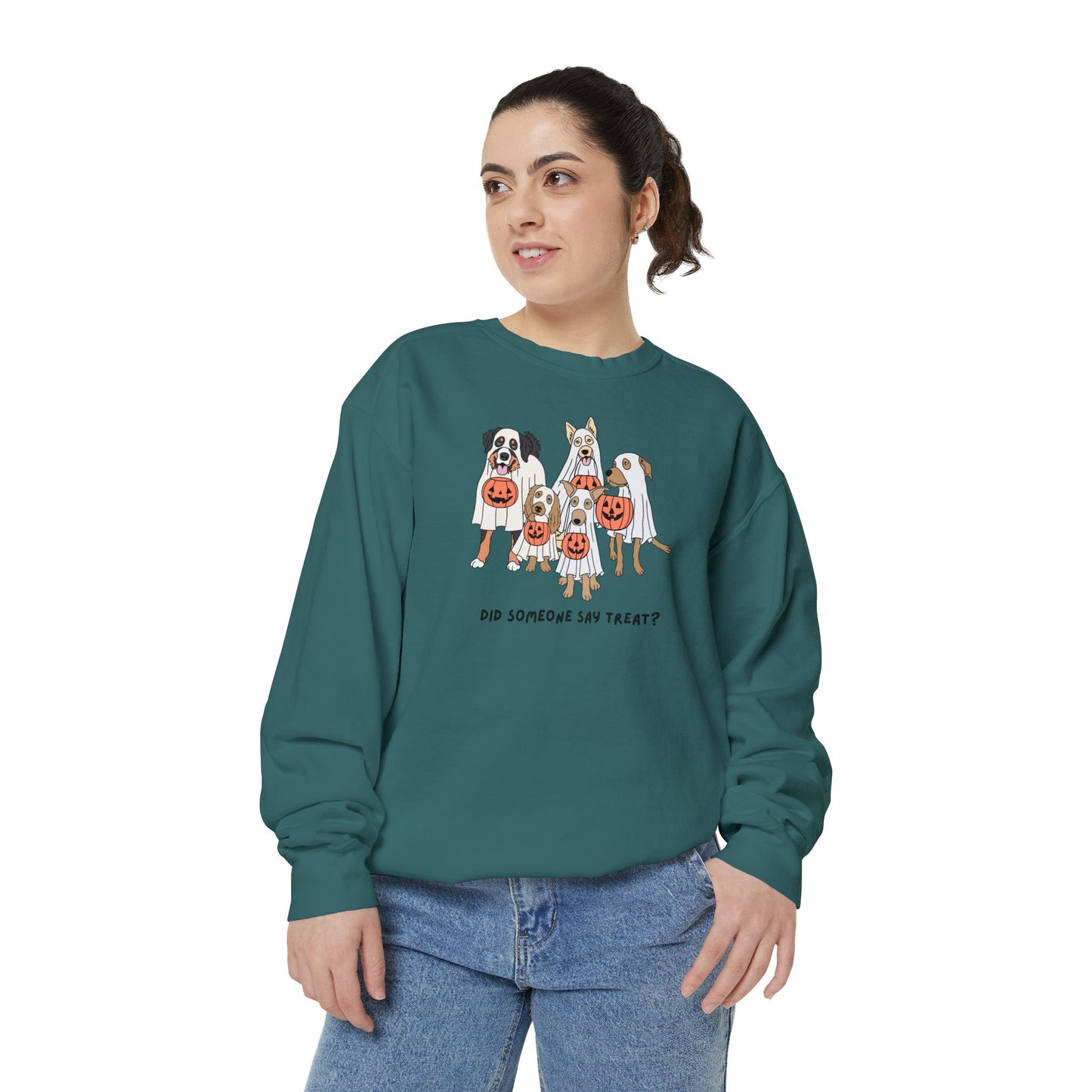 Did Someone Say Treat? Comfort Colors Sweatshirt