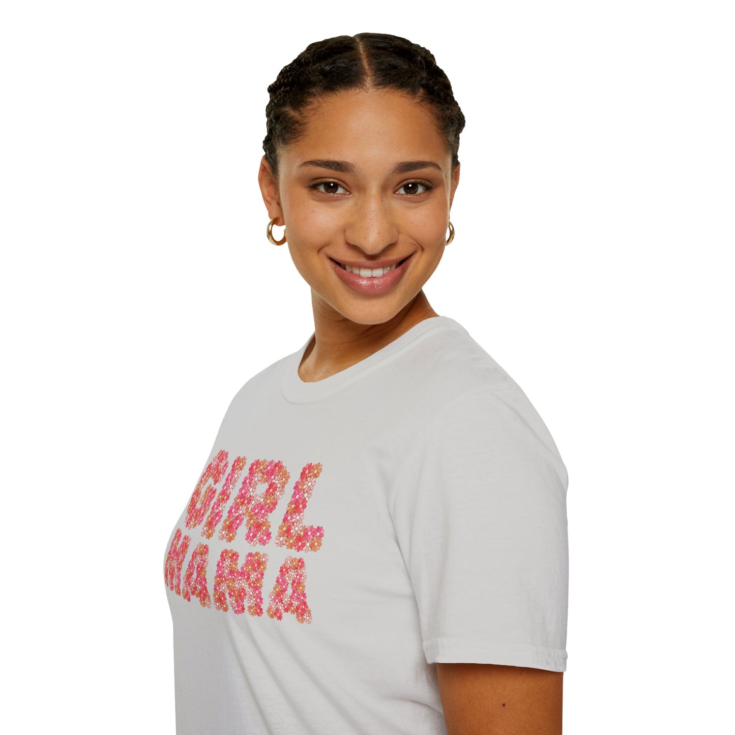 Girl Mama Retro Floral Soft Style Tee
