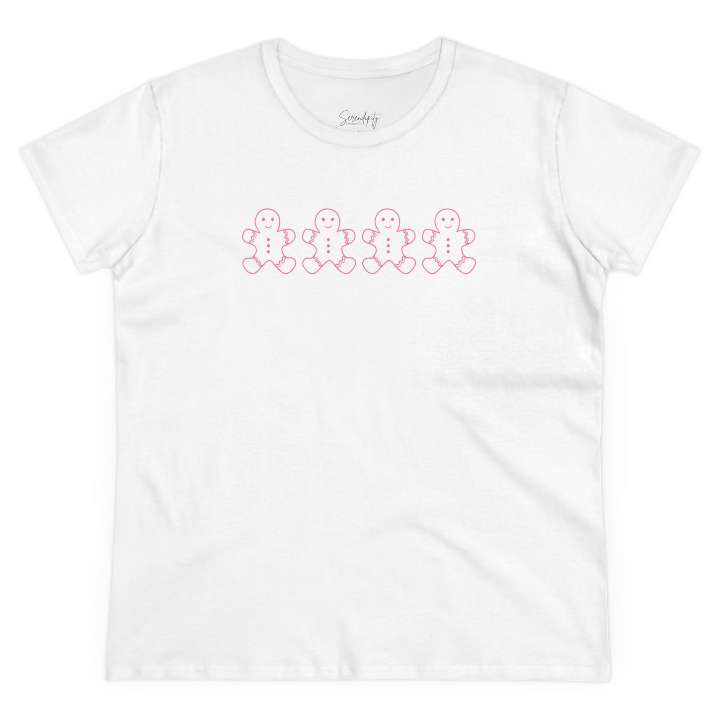 Pink Gingerbread Baby Tee