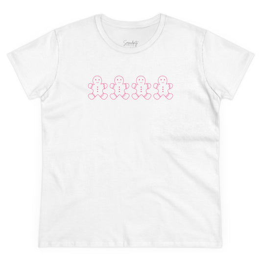 Pink Gingerbread Baby Tee