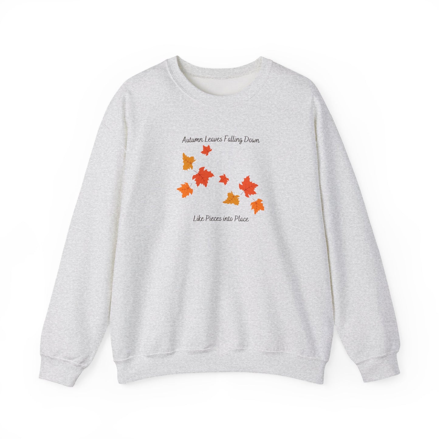Autumn Leaves Falling Down Crewneck Sweatshirt