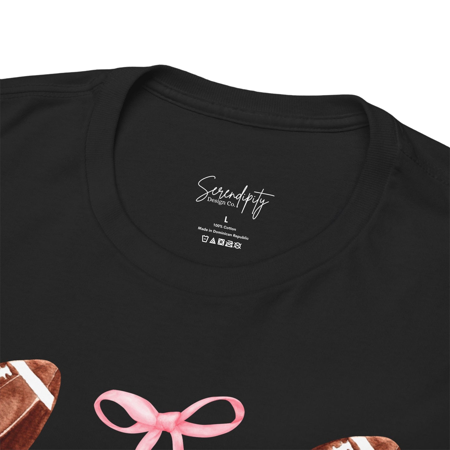 Football Bows Unisex Tee