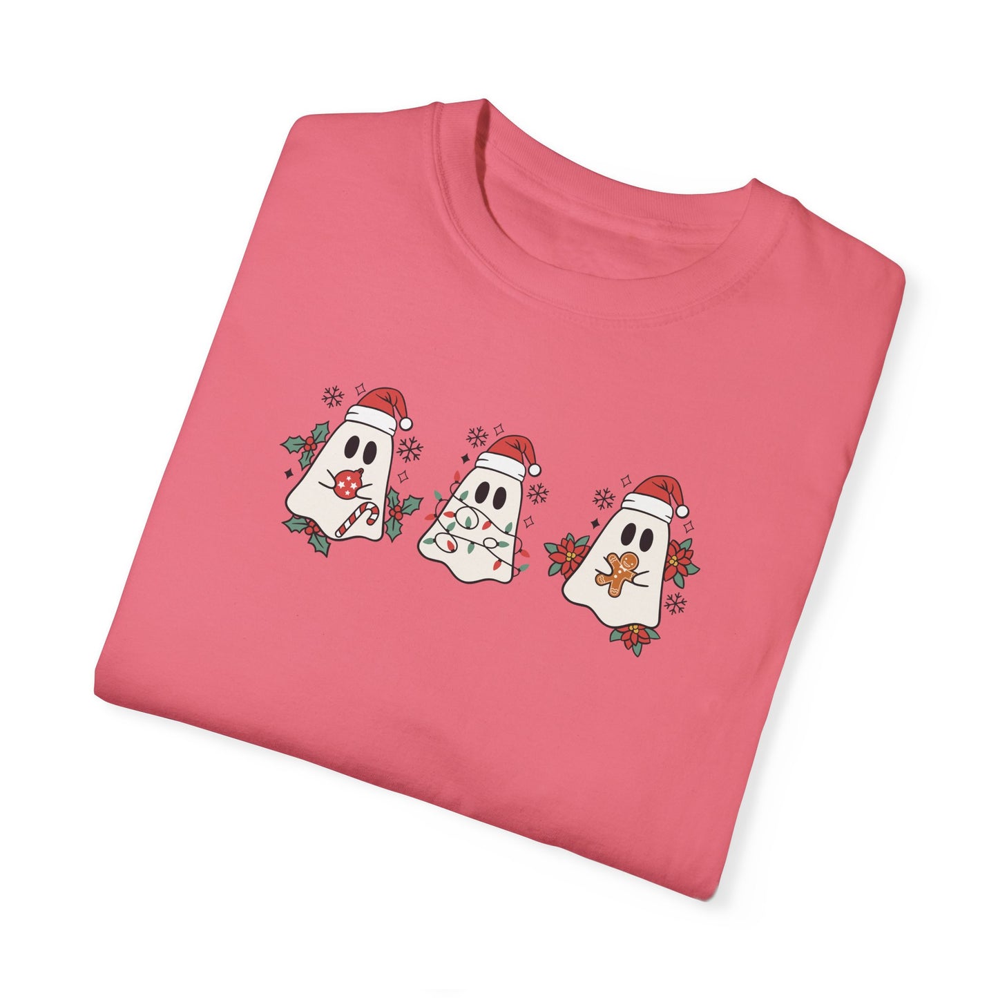 Christmas Ghosties Comfort Colors Tee