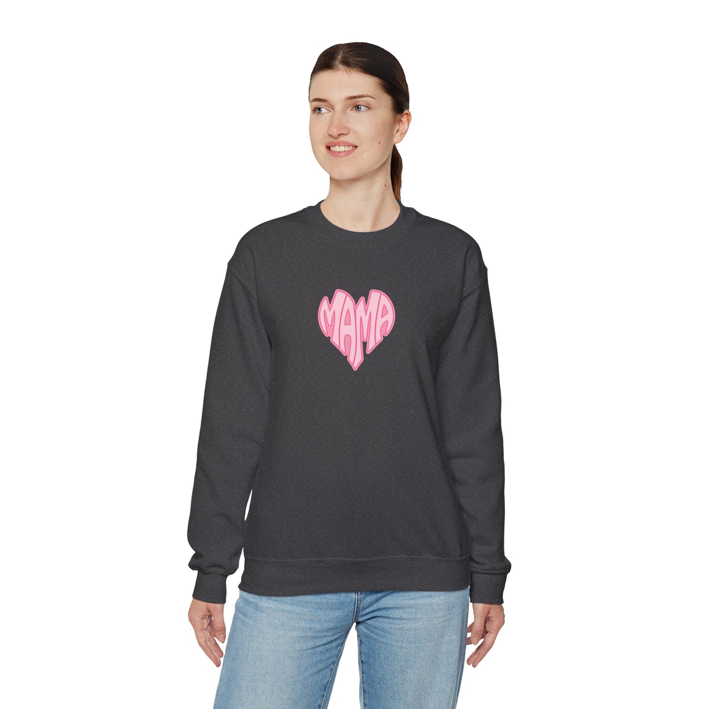 Mama Heart Unisex Crewneck