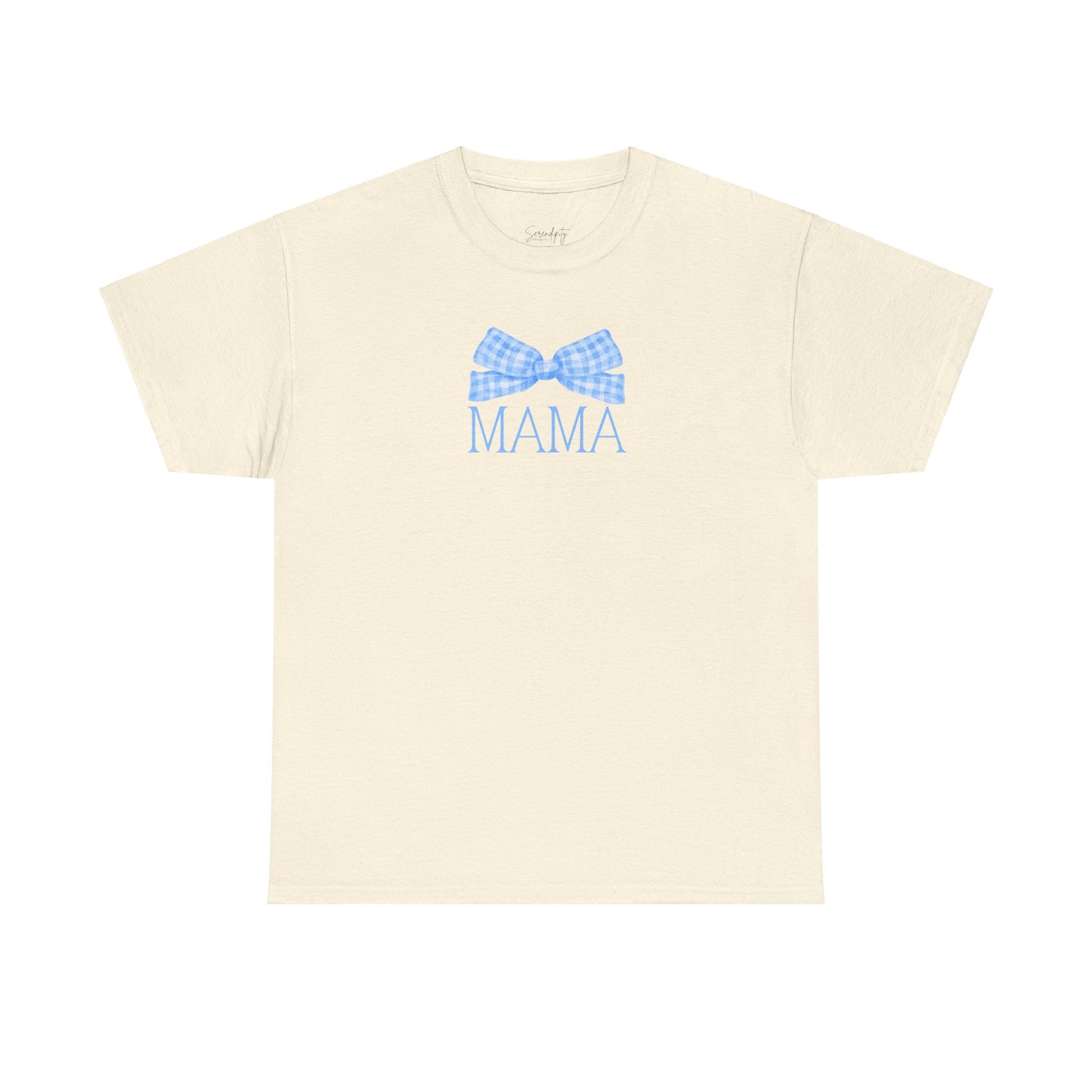 Mama Blue Bow Unisex Tee