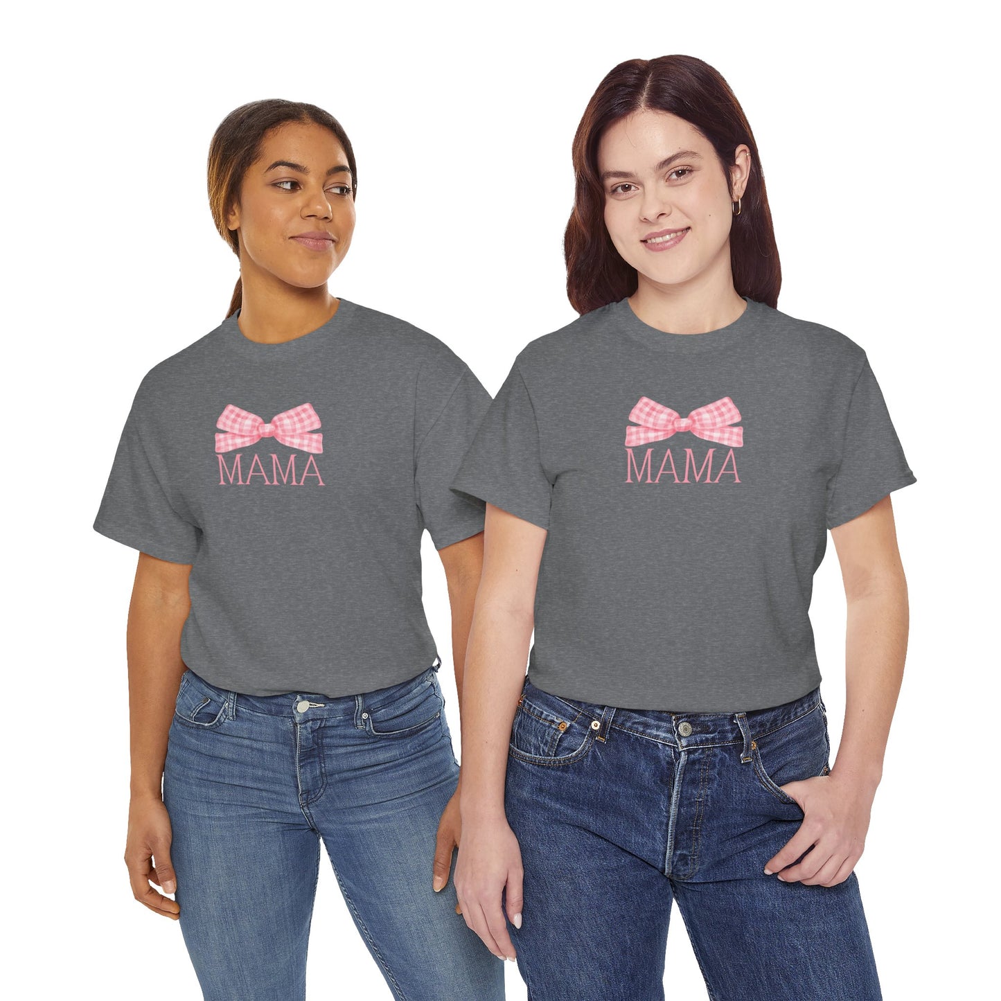 Mama Pink Bow Unisex Tee