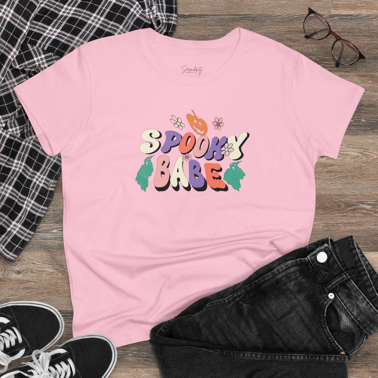 Spooky Babe Girly Baby Tee