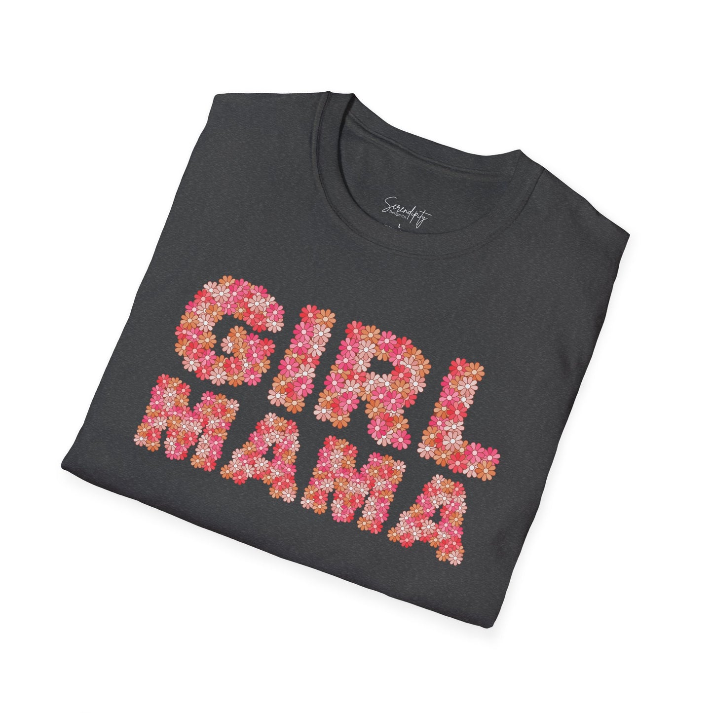 Girl Mama Retro Floral Soft Style Tee