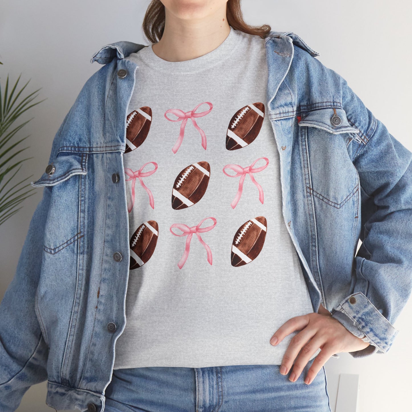 Football Bows Unisex Tee