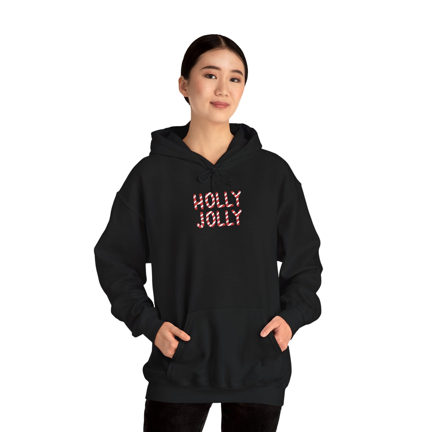 Holly Jolly Candy Cane Unisex Hoodie