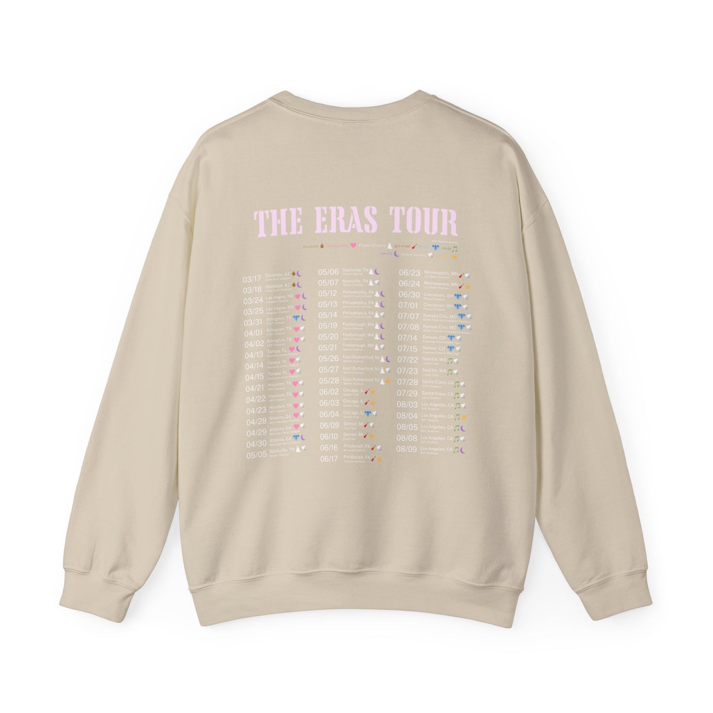 Taylor Swift The Eras Tour Unisex Crewneck