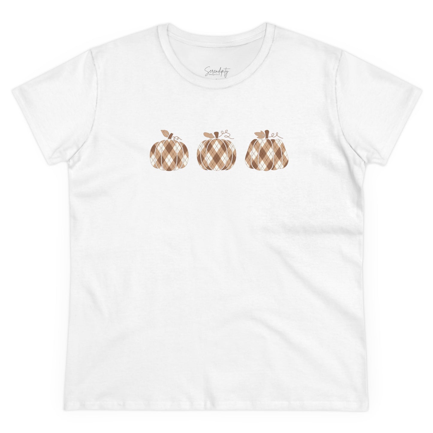 Plaid Pumpkins Baby Tee