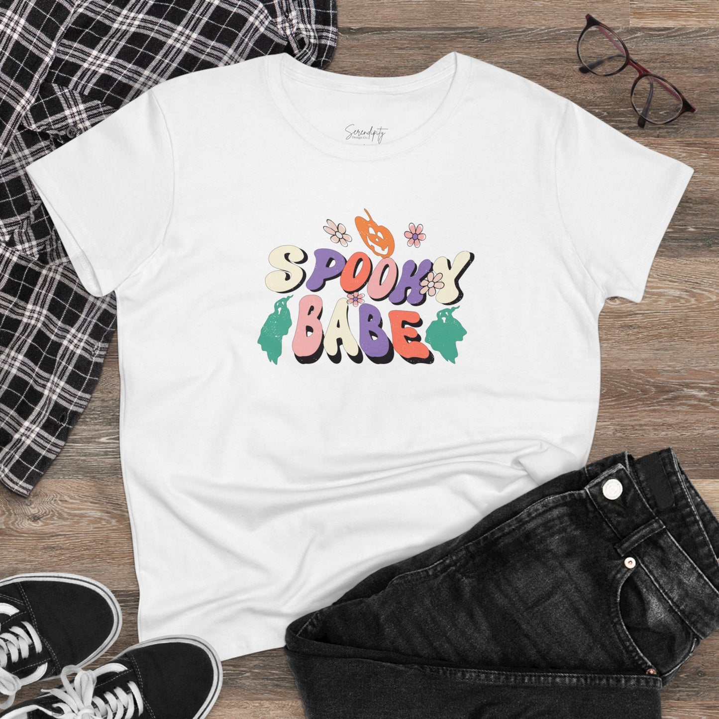 Spooky Babe Girly Baby Tee