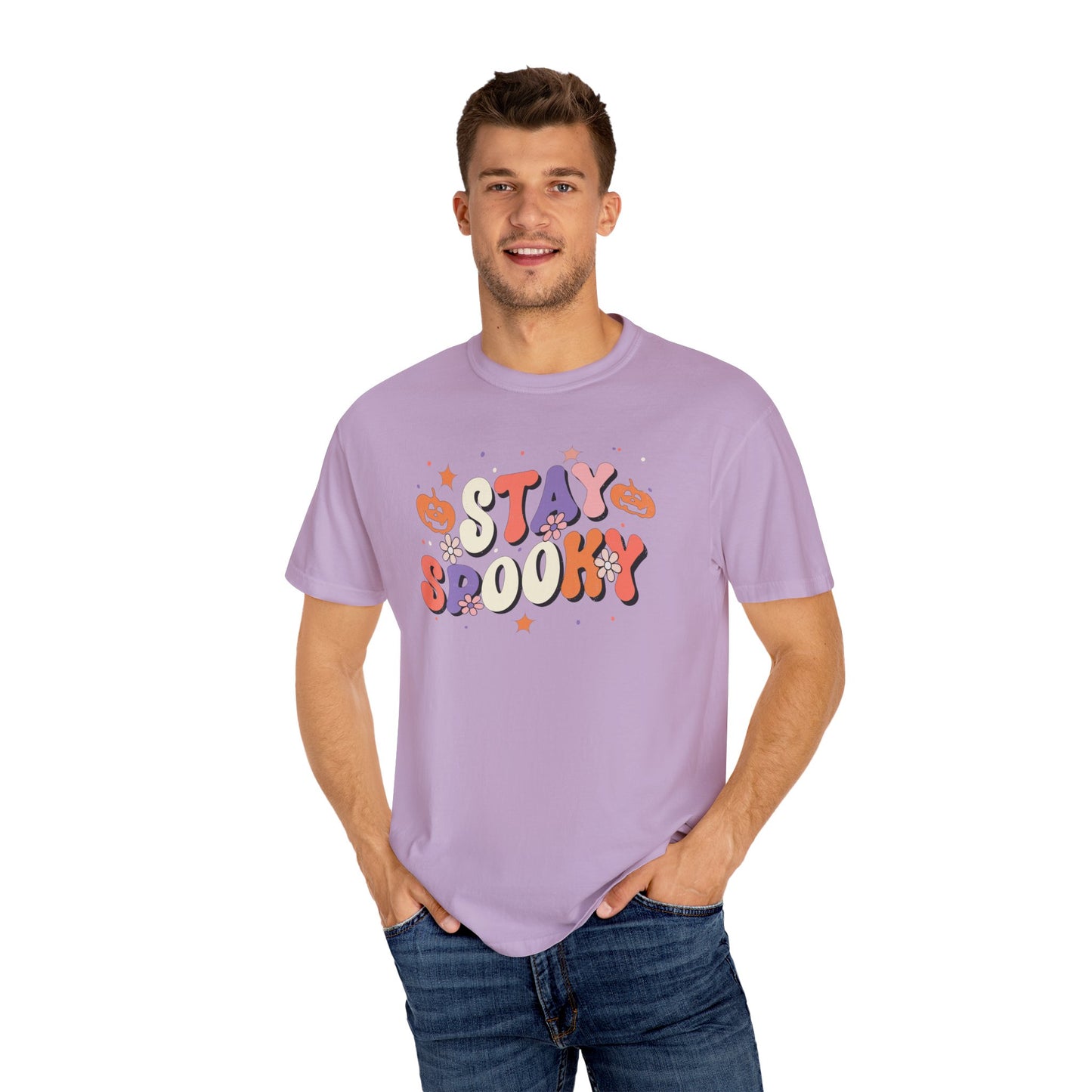 Stay Spooky Girly Comfort Colors Tee