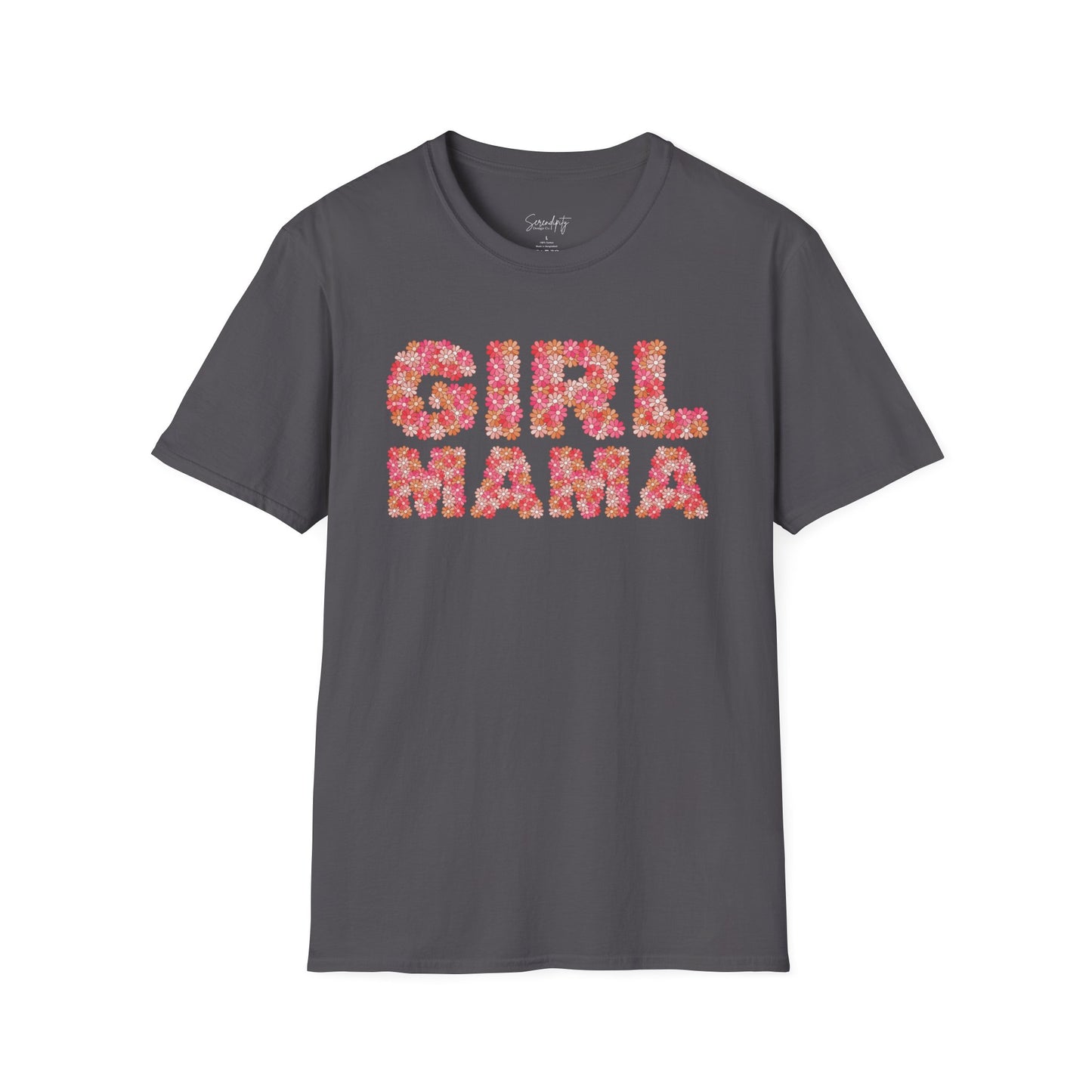 Girl Mama Retro Floral Soft Style Tee