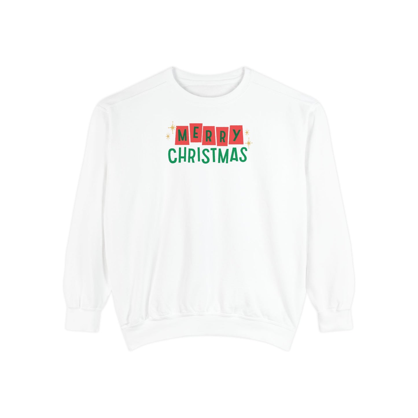 Retro Merry Christmas Comfort Colors Sweatshirt