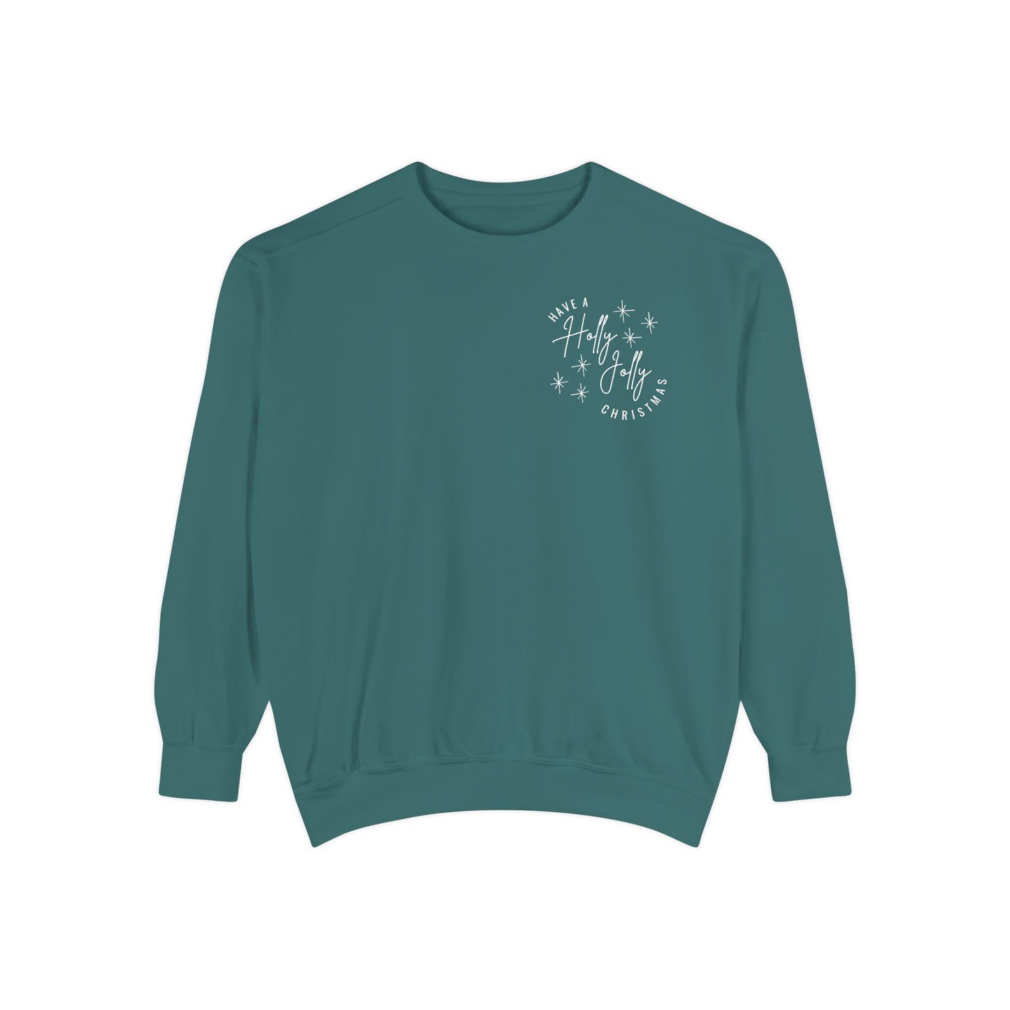 Holly Jolly Christmas Comfort Colors Sweatshirt