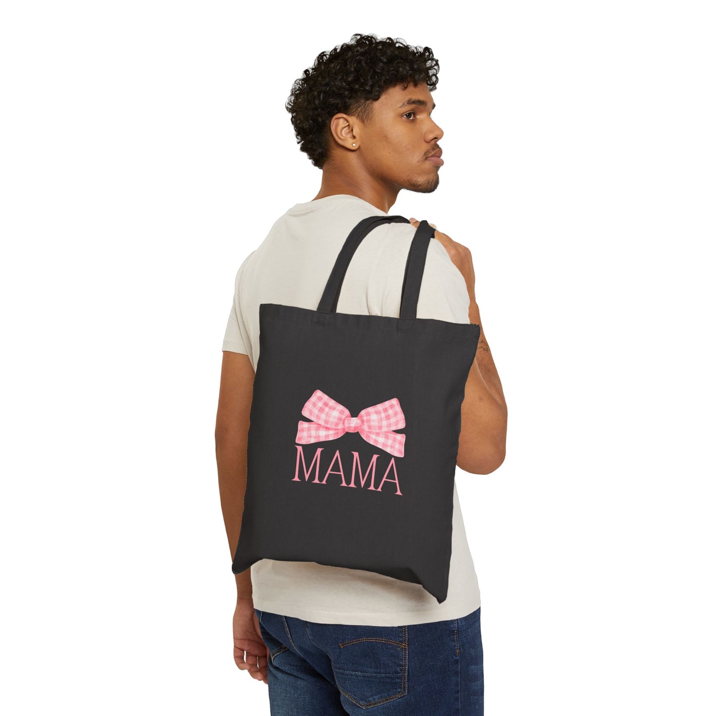 Mama Bow Pink Tote Bag