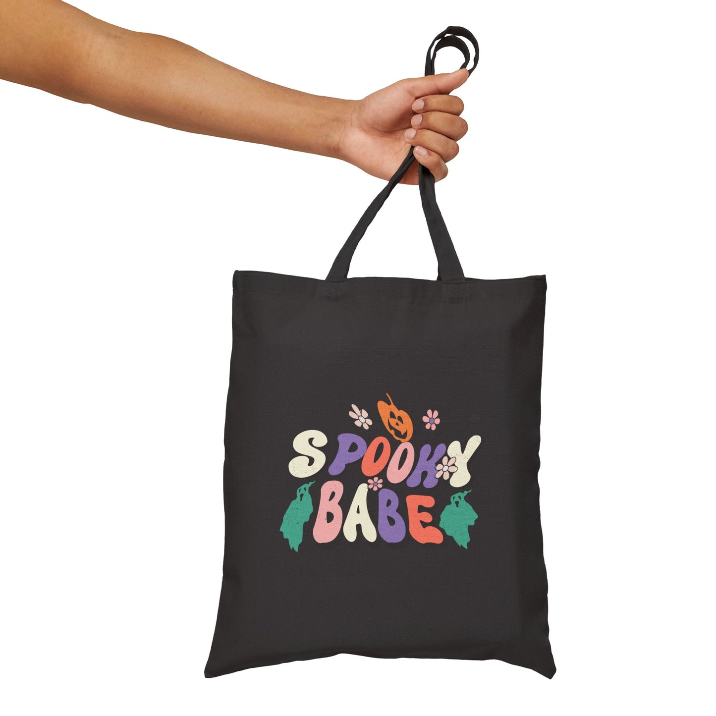 Spooky Babe Girly Tote Bag