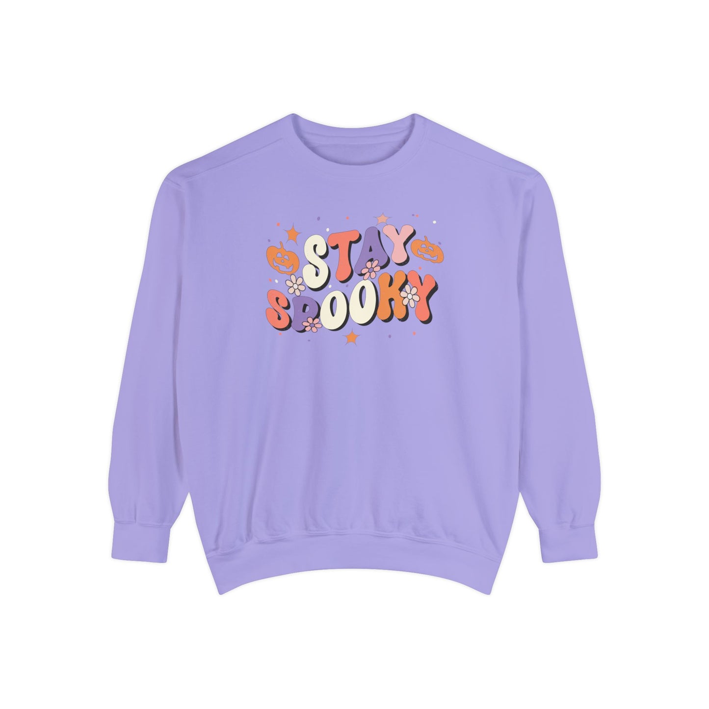 Stay Spooky Girly Comfort Colors Sweatshirt