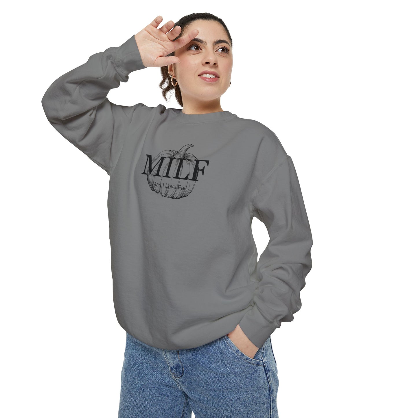 MILF (Man I Love Fall) Comfort Colors Sweatshirt