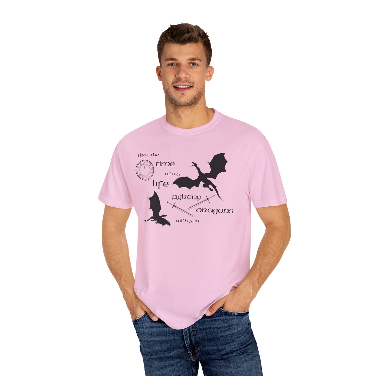Fighting Dragons With You Comfort Colors Tee