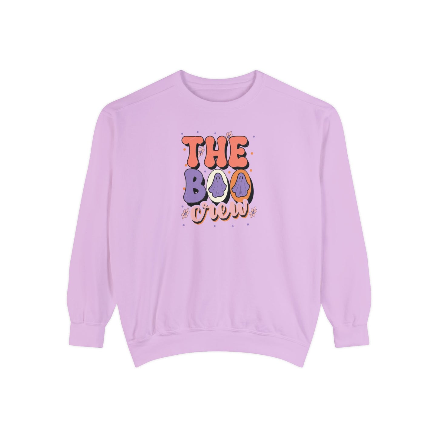 The Boo Crew Girly Comfort Colors Sweatshirt