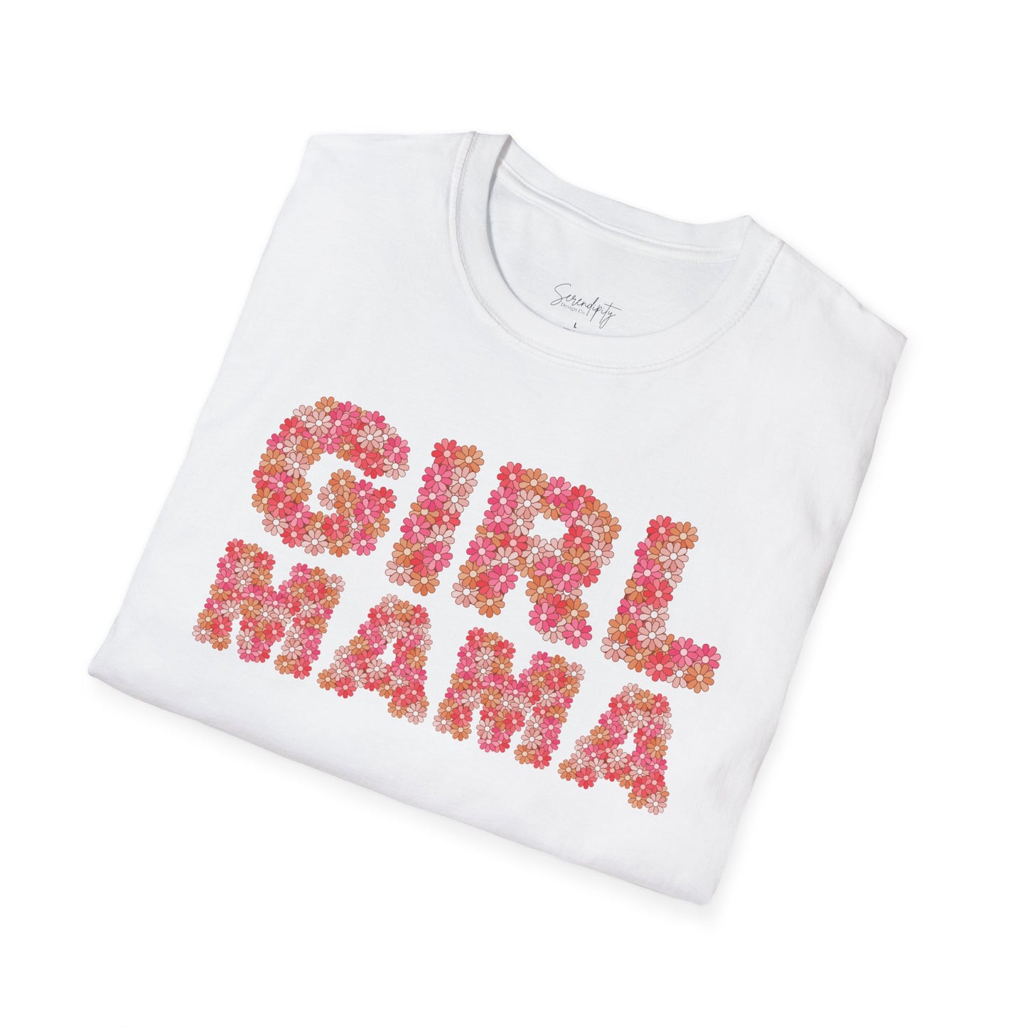 Girl Mama Retro Floral Soft Style Tee