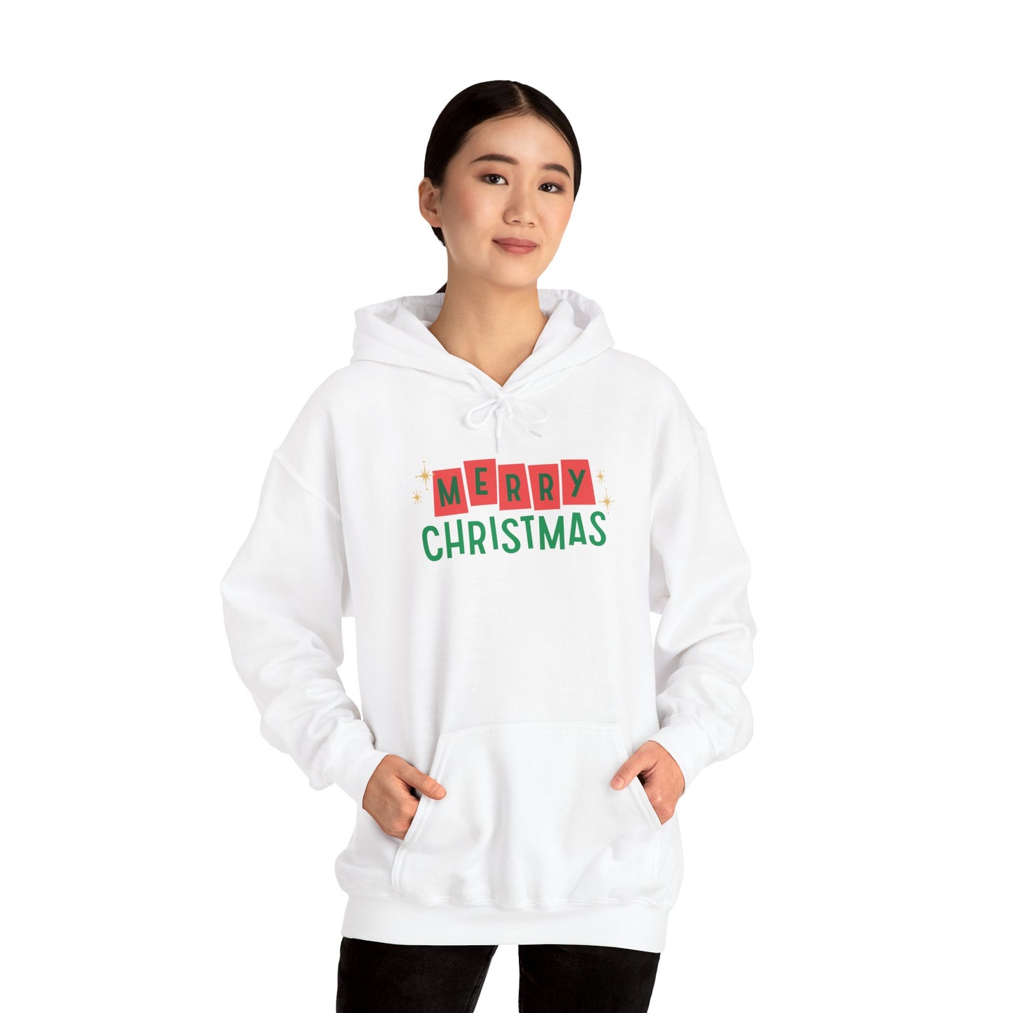 Retro Merry Christmas Unisex Hoodie