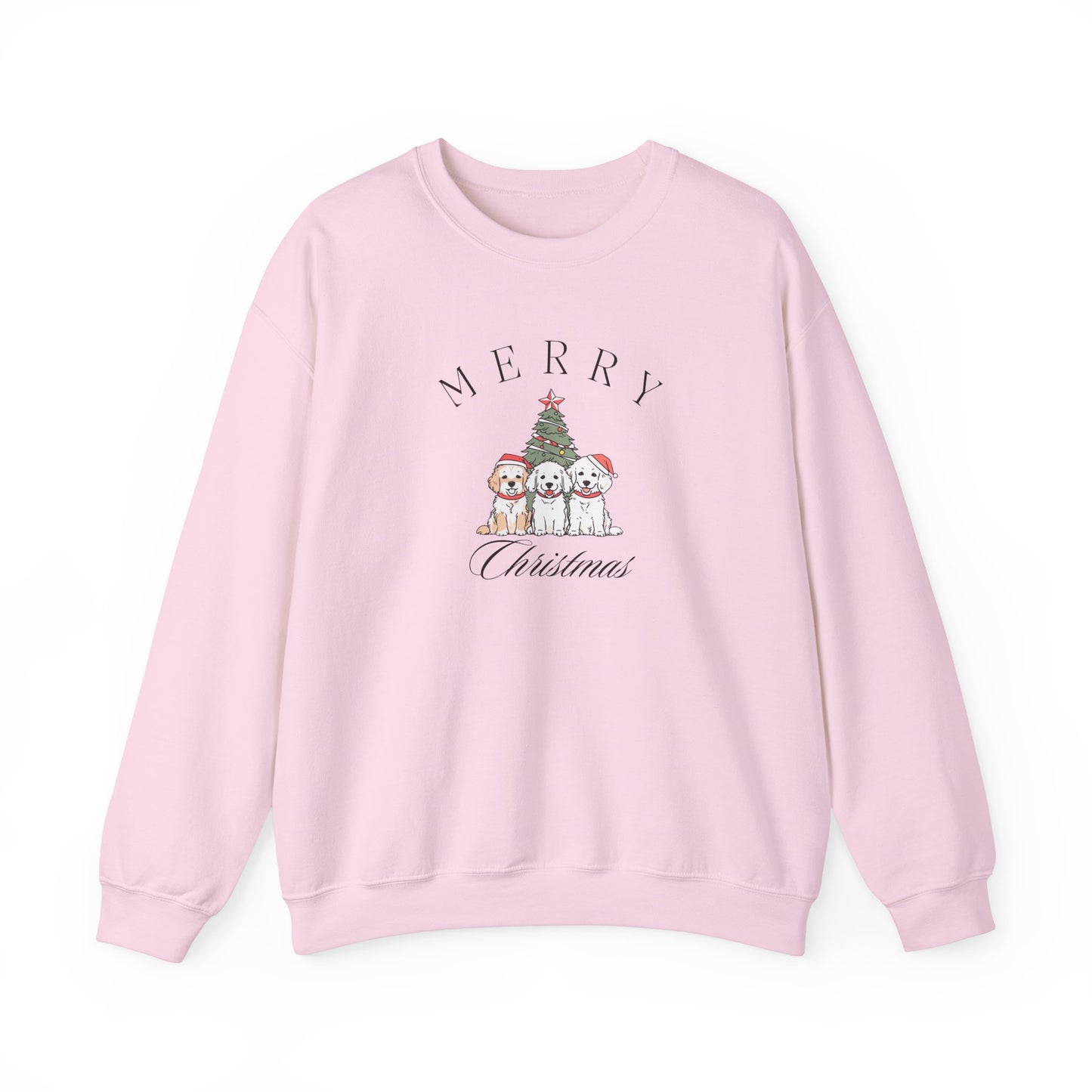 Merry Christmas Puppies Unisex Crewneck