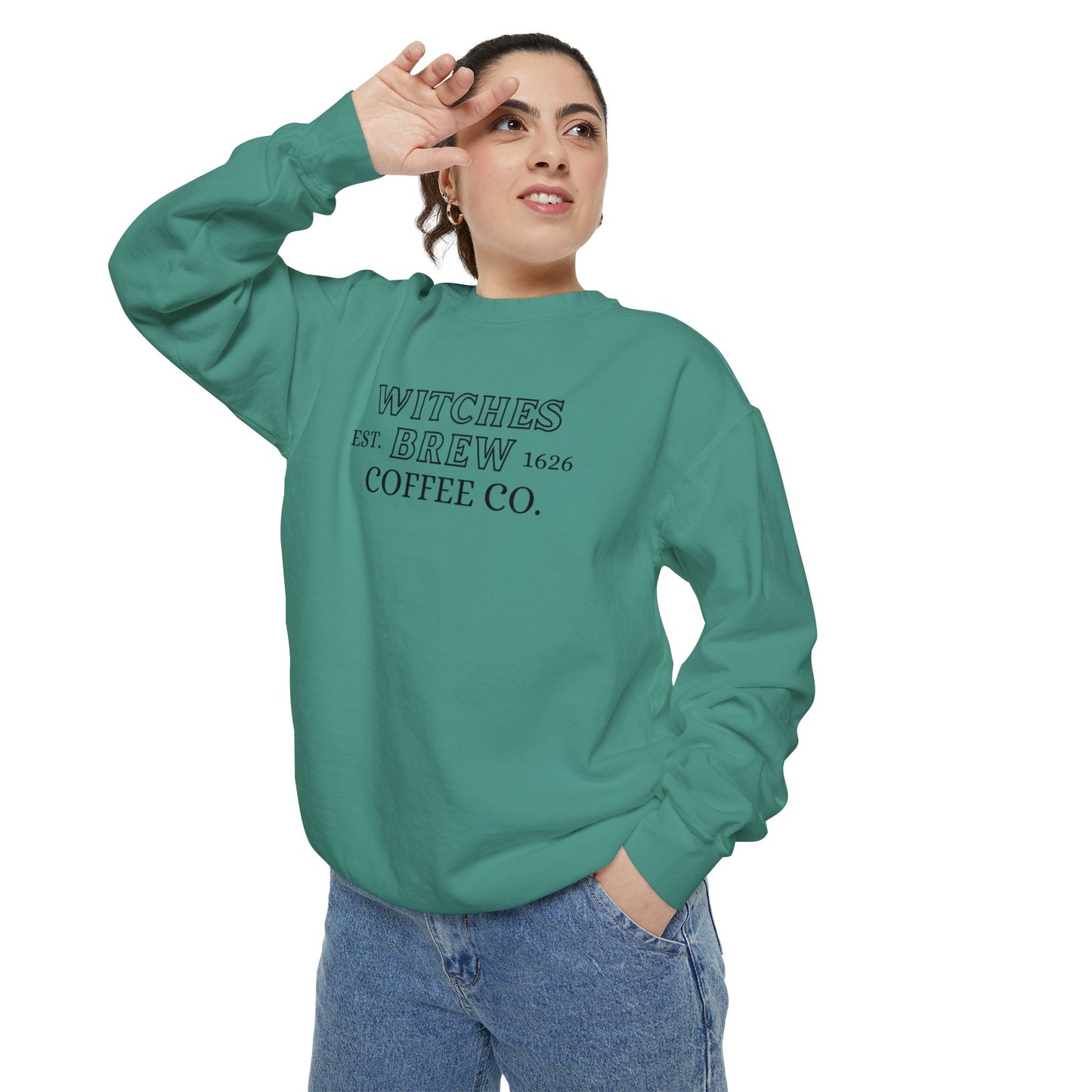 Witches Brew Coffee Co Comfort Colors Sweatshirt