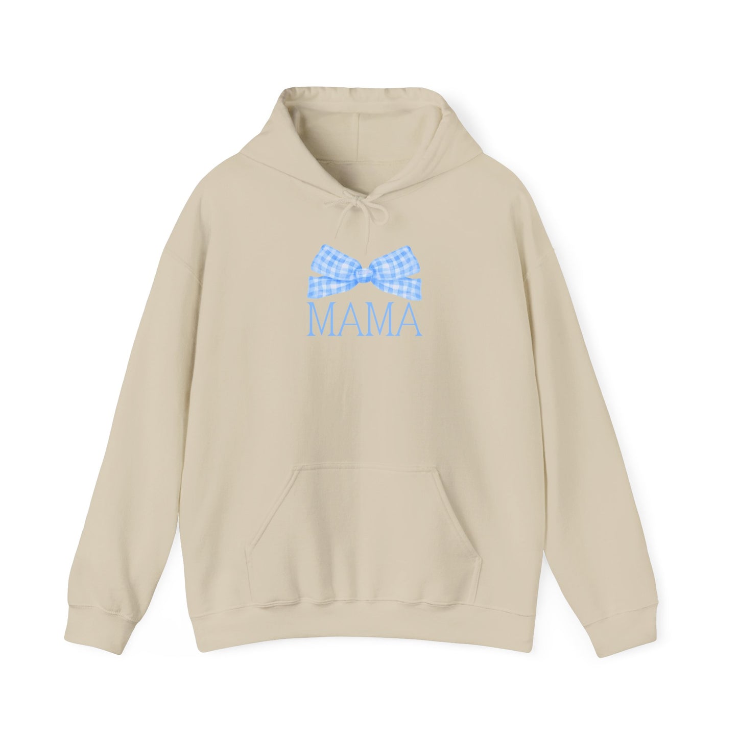 Mama Bow Blue Unisex Hoodie