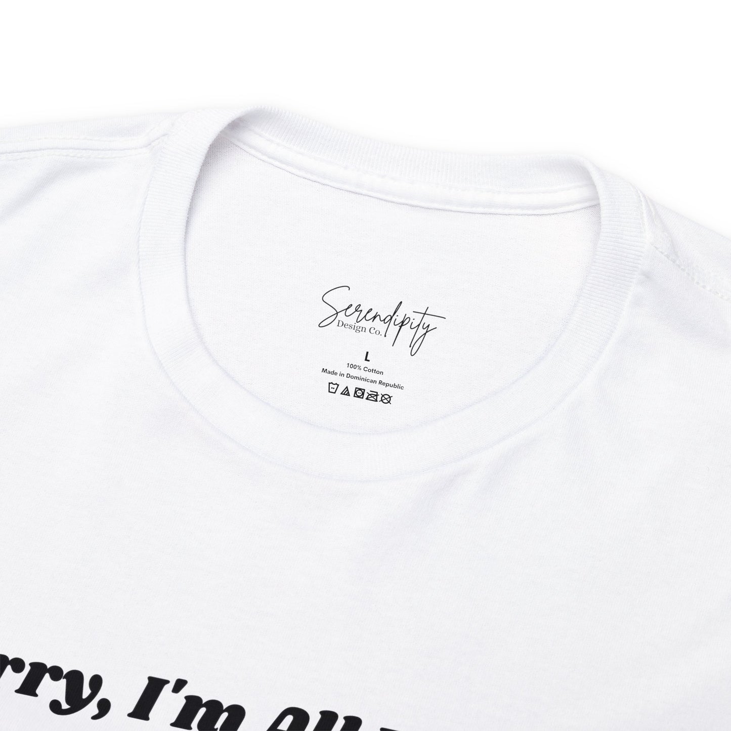 Sorry, I'm All Booked Unisex Tee