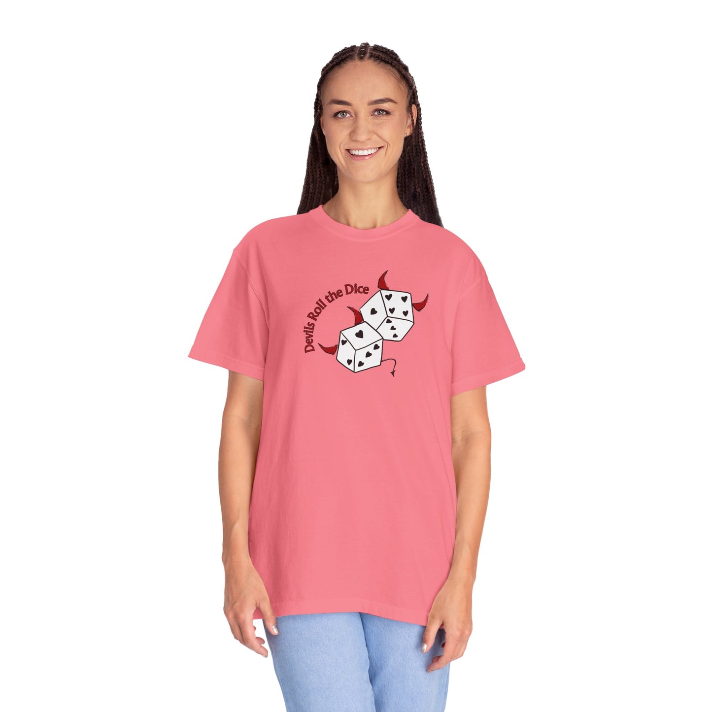 Devils Roll The Dice Comfort Colors Tee