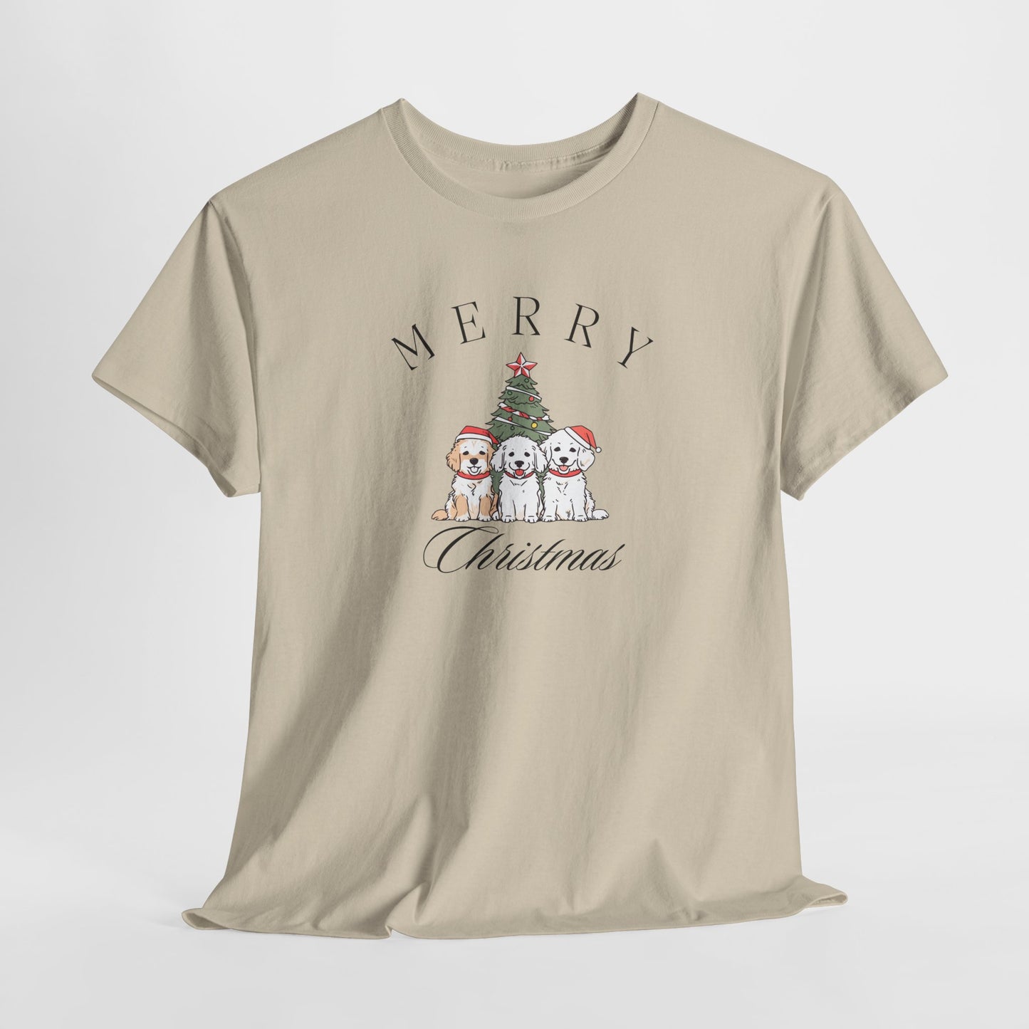 Merry Christmas Puppies Unisex Tee