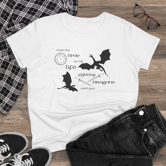 Fighting Dragons With You Baby Tee