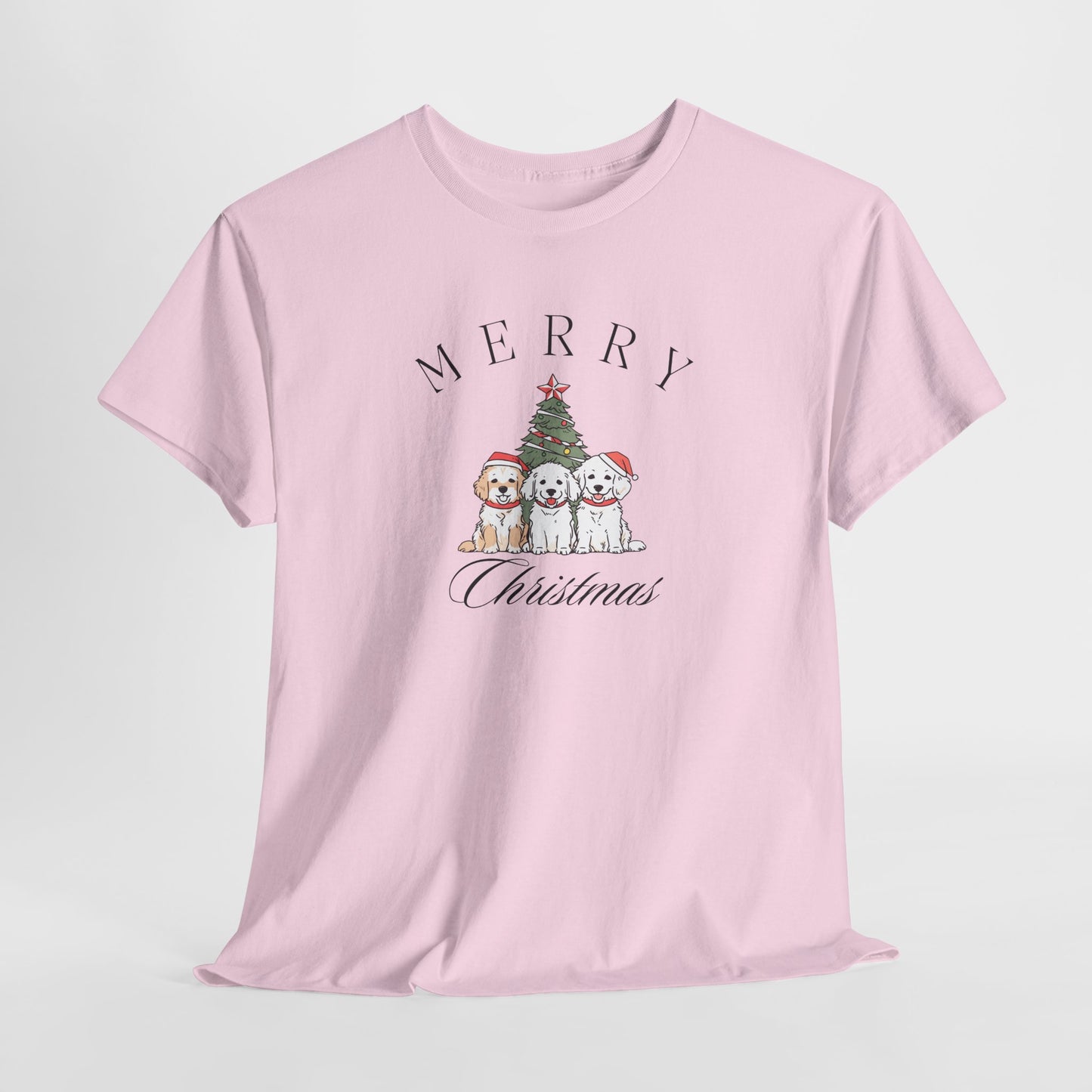 Merry Christmas Puppies Unisex Tee