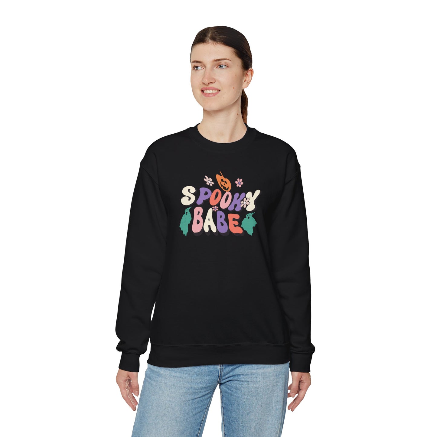 Spooky Babe Girly Unisex Crewneck