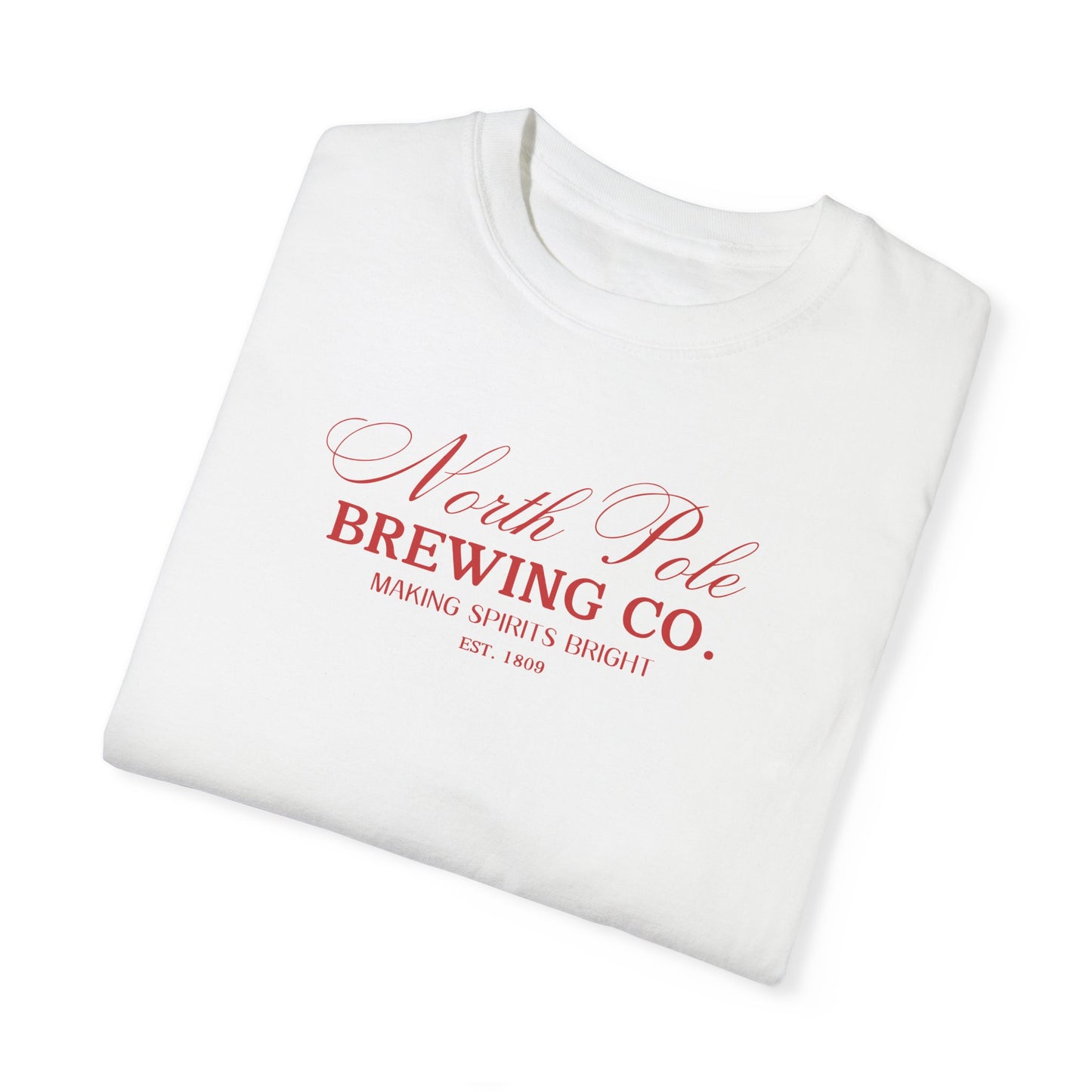 North Pole Brewing Co Red Comfort Colors Tee