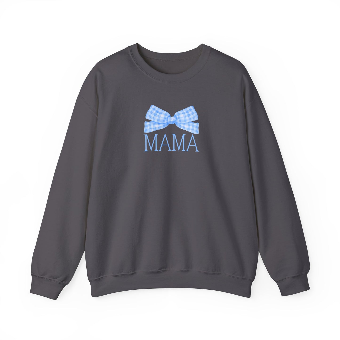 Mama Bow Blue Unisex Crewneck