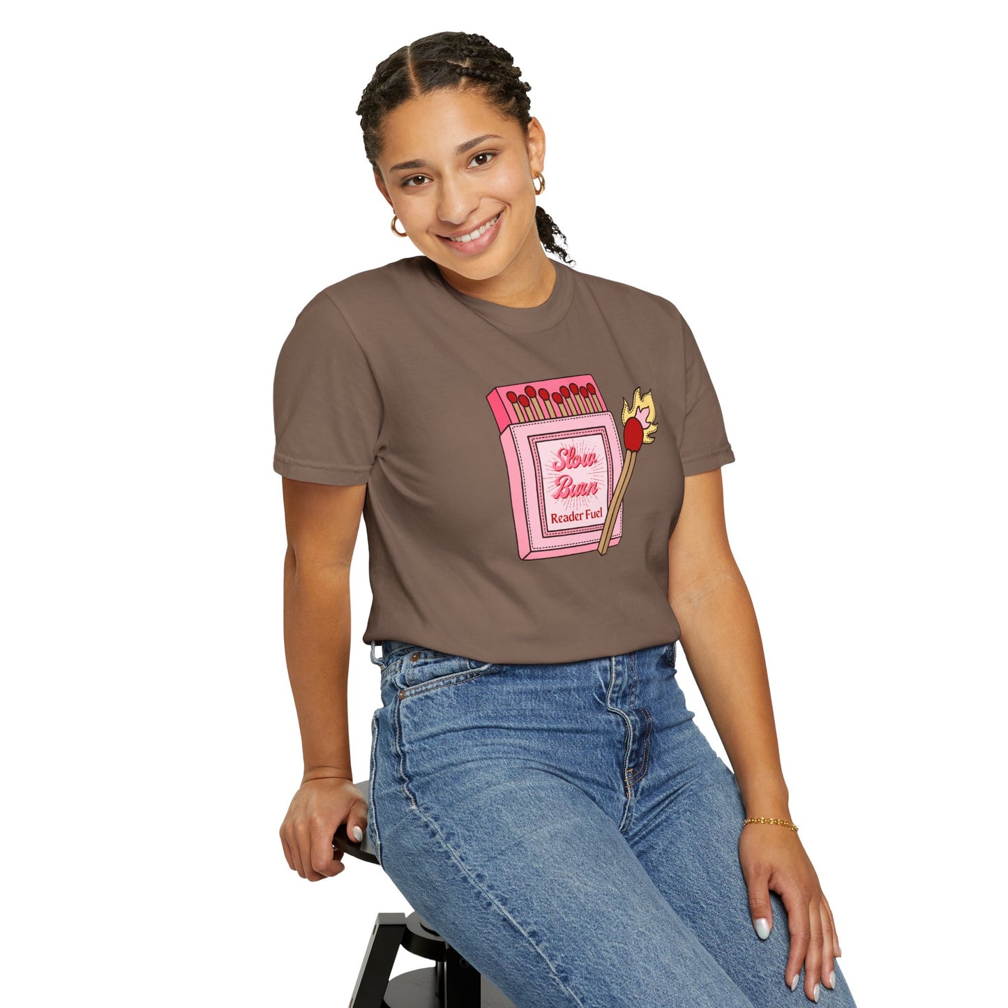 Slow Burn Matches Comfort Colors Tee