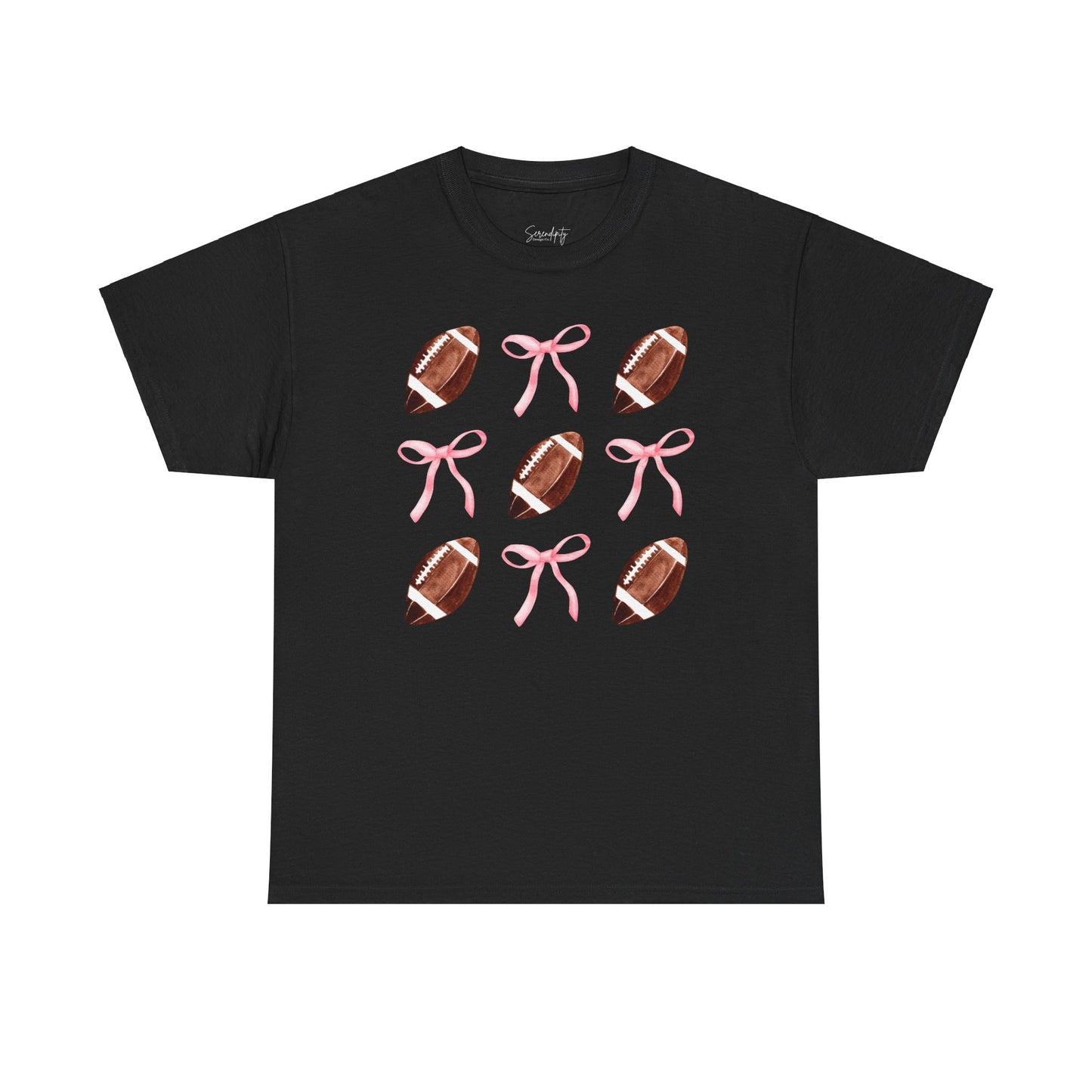 Football Bows Unisex Tee