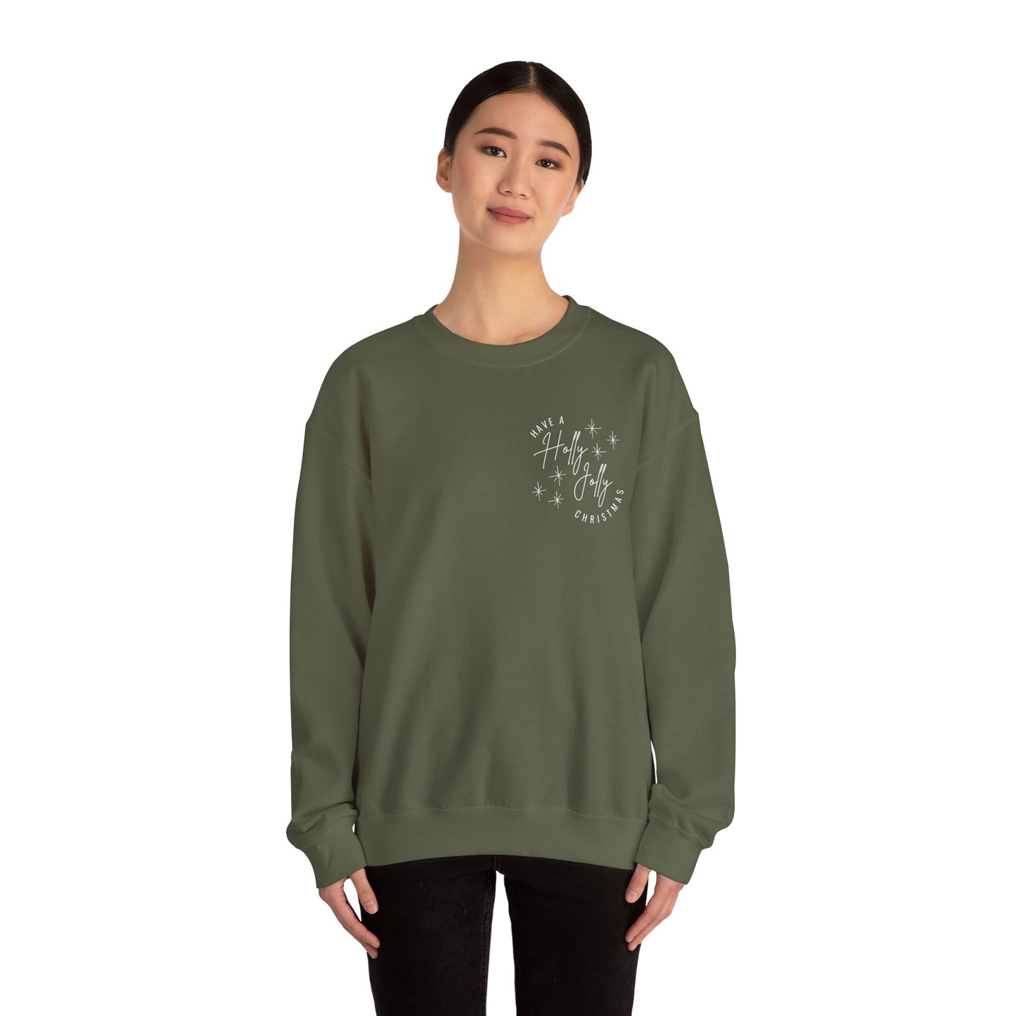 Holly Jolly Christmas Unisex Crewneck