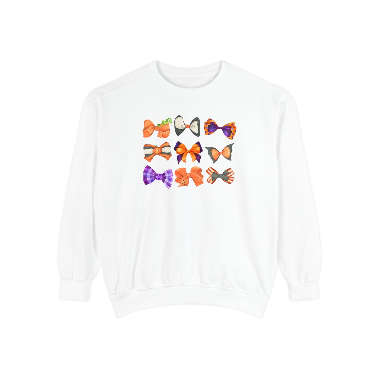 Halloween Bows Comfort Colors Sweatshirt