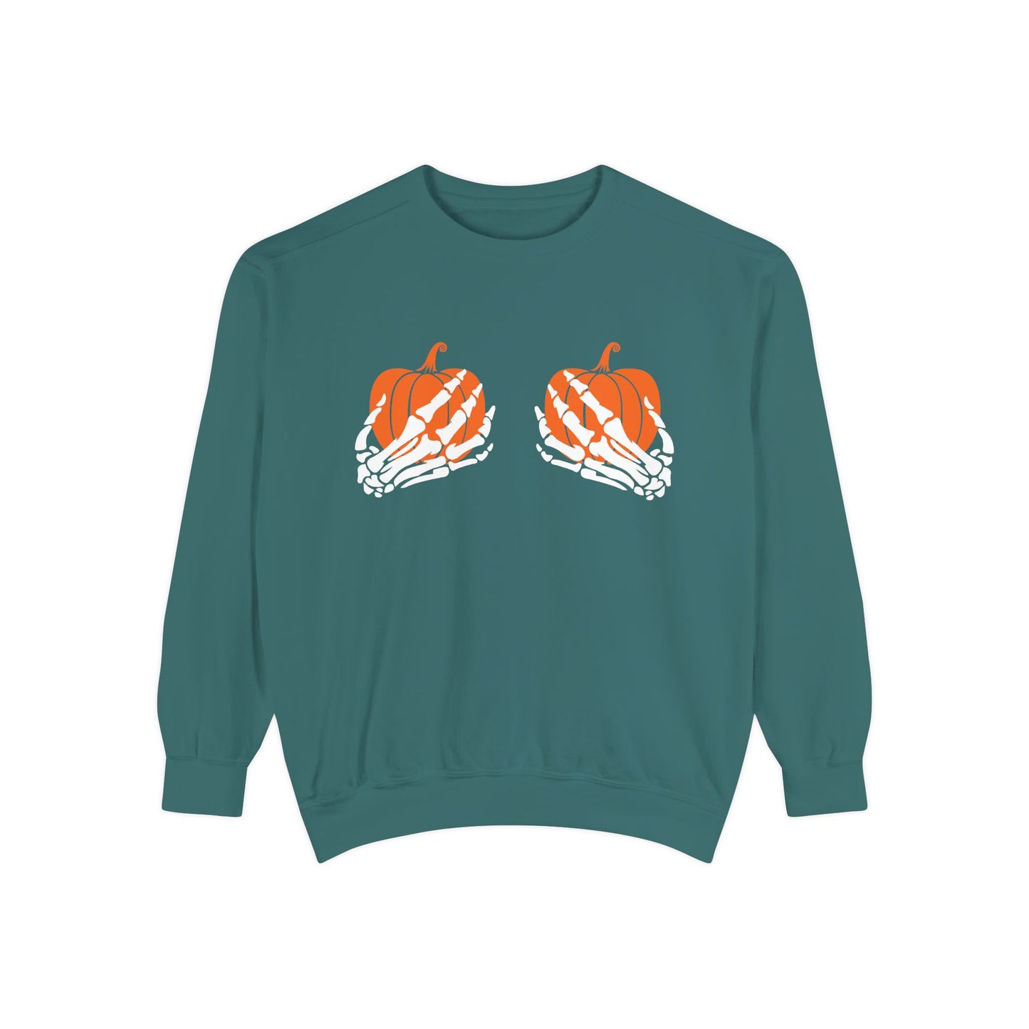 Pumpkin Grab Comfort Colors Sweatshirt